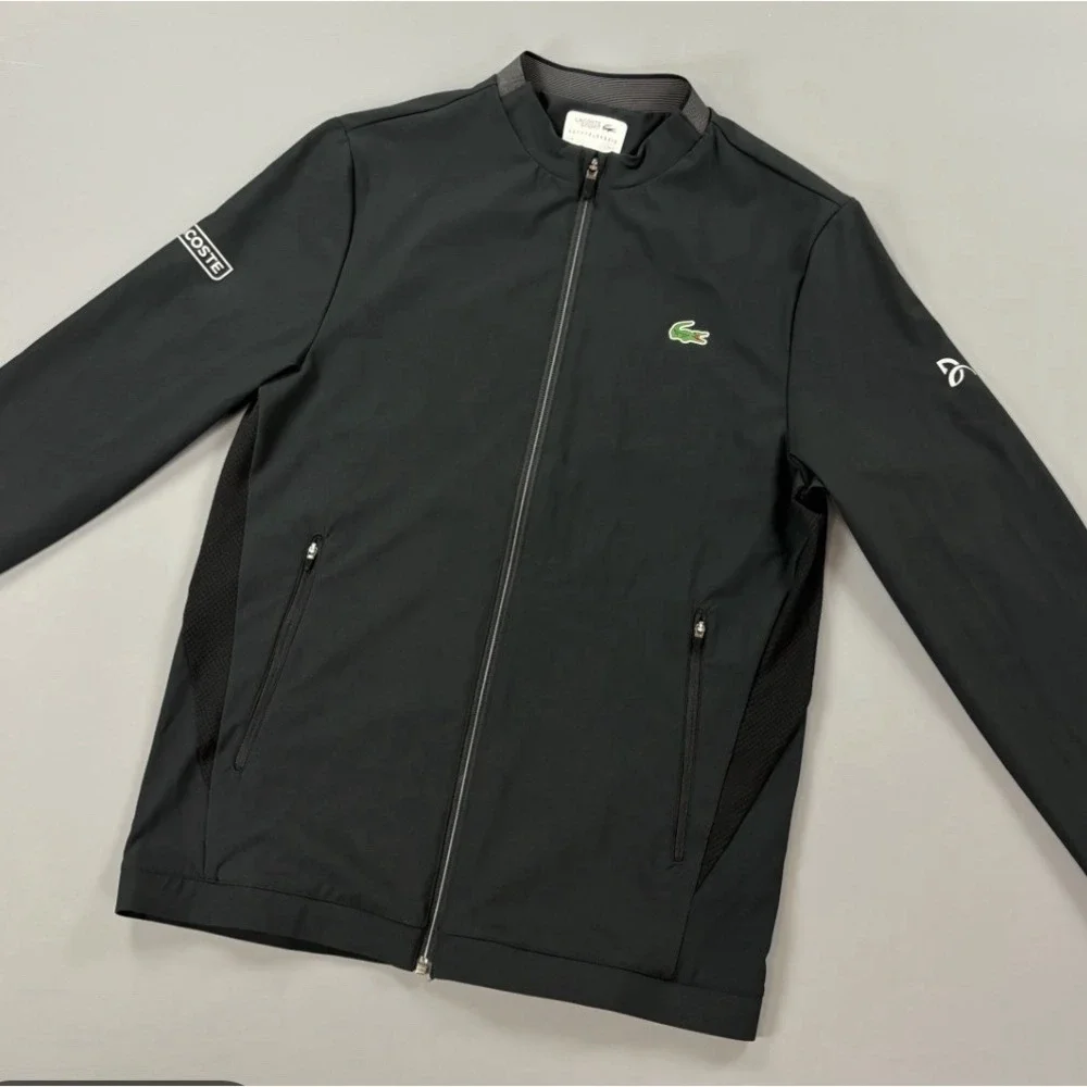 Lacoste Sport Novak Djokovic Full Zip Performance Track Tennis Jacket XS Fr 46